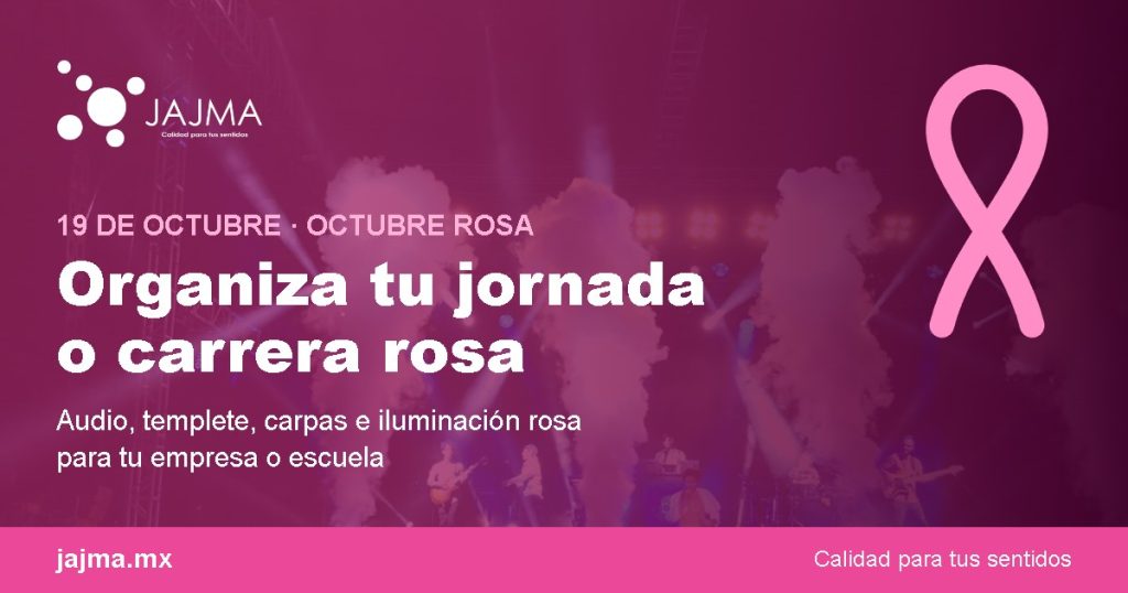Octubre Rosa: organiza tu jornada o carrera rosa con JAJMA Producciones