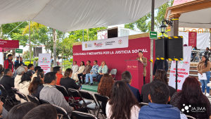 Caravanas Itinerantes por la Justicia Social en Teotihuacán con audio y montaje de JAJMA.